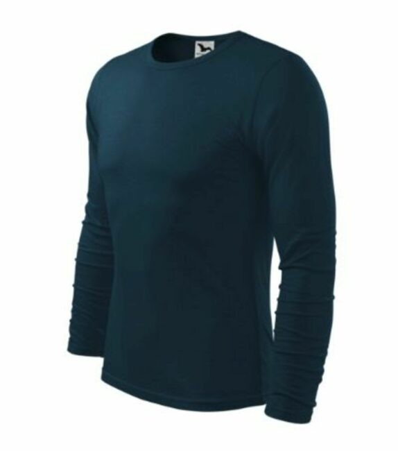MALFINI FIT-T LONG SLEEVE pánské dlouhý rukáv Tričko námořnická modrá XL