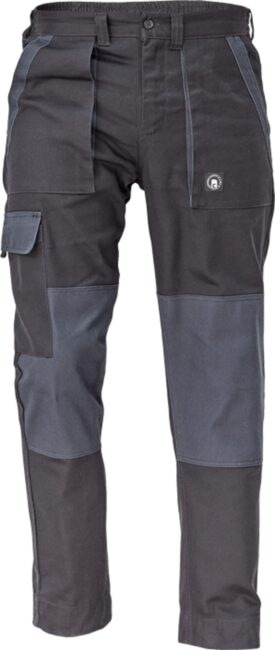 Cerva MAX NEO Kalhoty pracovní do pasu černá/šedá 60