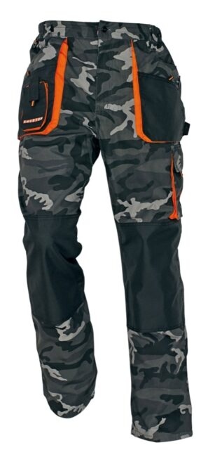 Cerva EMERTON Kalhoty pracovní do pasu camouflage 54