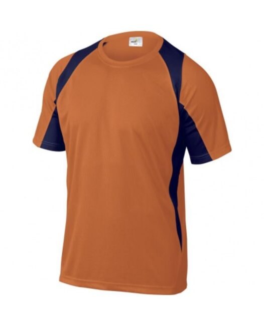DeltaPlus BALI pánské Tričko oranžová/modrá 3XL