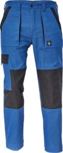 Cerva MAX NEO Kalhoty pracovní do pasu středně modrá/černá 56