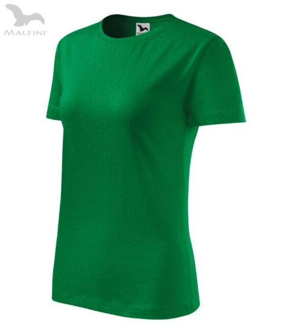 MALFINI CLASSIC NEW dámské Tričko středně zelená XS