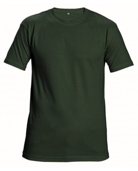 Červa GARAI 190GSM lahvově zelené tričko s krátkým rukávem
