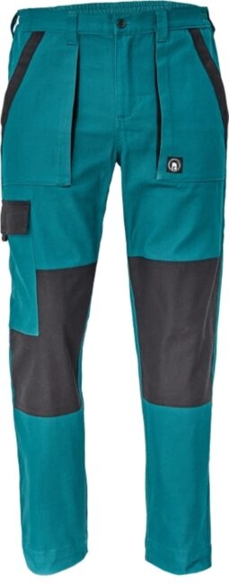 Cerva MAX NEO Kalhoty pracovní do pasu zelená/černá 62