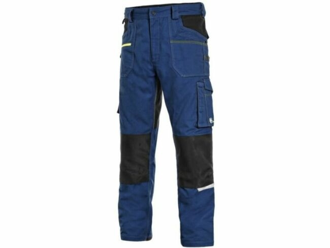 CXS STRETCH pánské Kalhoty pracovní do pasu tmavě modrá/černá 50
