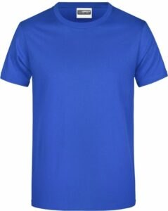 James & Nicholson 0790 Tričko pánské krátký rukáv královsky modrá XL