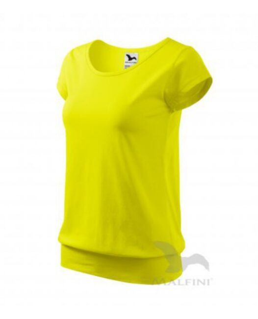 MALFINI CITY dámské Tričko světle žlutá  XL