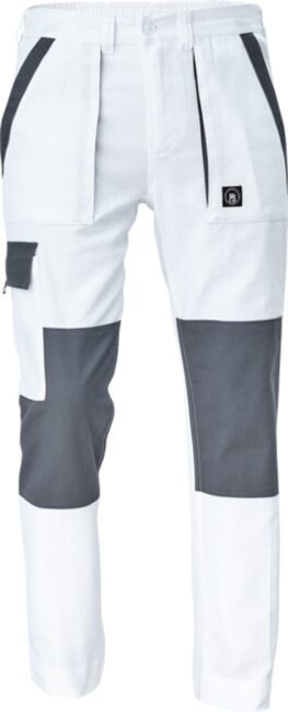 Cerva MAX NEO Kalhoty pracovní do pasu bílá/šedá 50