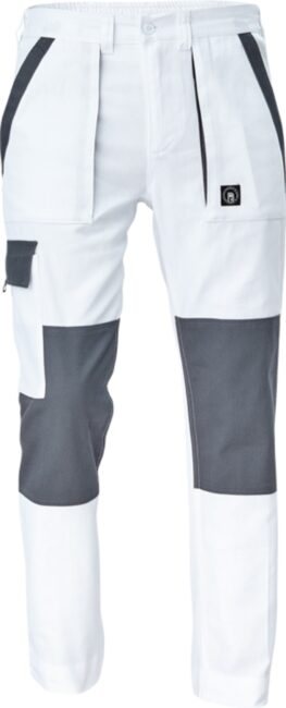 Cerva MAX NEO Kalhoty pracovní do pasu bílá/šedá 52