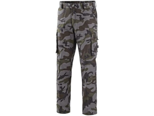 CXS CAMO pánské Kalhoty do pasu camouflage zelená 60
