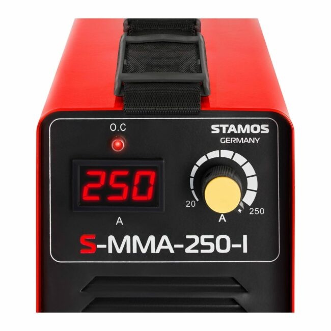Svařovací set Elektrodová svářečka 250 A 230 V IGBT + Svářecí helma Sub Zero EASY SERIES - Svářecí sady Stamos Germany