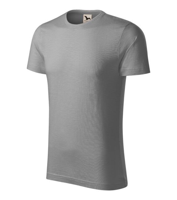 MALFINI NATIVE pánské Tričko stříbrná XL