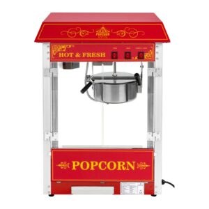 Stroj na popcorn červený americký design - Stroje na popcorn Royal Catering
