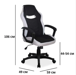 Signal Kancelářská židle CAMARO černá/šedá