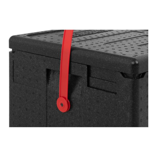 Termobox na pizzu pro 8 pizz kartonů červený nosný popruh horní plnění - Přepravní termo boxy CAMBRO