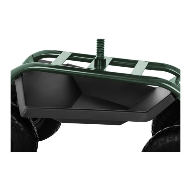 Mobilní zahradní sedačka 150 kg výškově nastavitelná - Zahradní vozíky hillvert