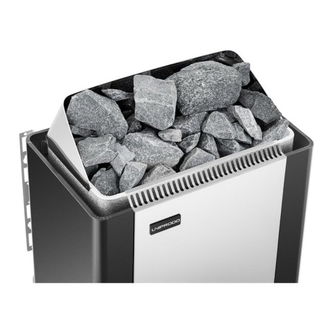 Saunová kamna 8 kW 30 až 110 °C kryt z ušlechtilé oceli - Doplňky do sauny Uniprodo