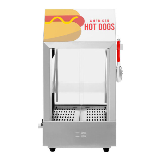 Ohřívač hotdogů 100 párků- 25 rohlíků 1 000 W - Hotdogovače Royal Catering