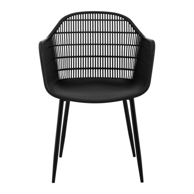 Židle 2dílná sada až 150 kg sedák 45 x 44 cm černá - Konferenční židle Fromm & Starck
