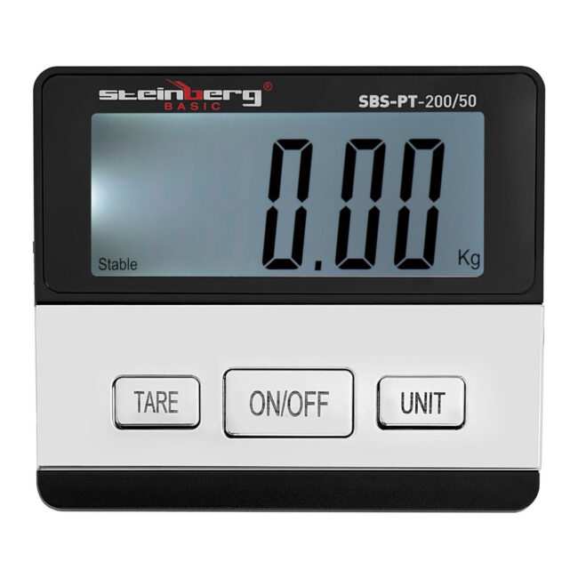 Poštovní váha 200 kg / 50 g Basic digitální externí LCD displej - Balíkové váhy Steinberg Basic