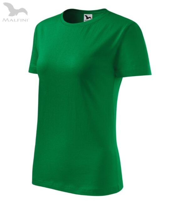 MALFINI CLASSIC NEW dámské Tričko středně zelená XL