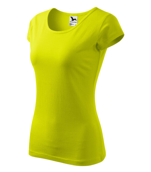 MALFINI PURE dámské Tričko žlutozelená XL