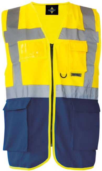 KXMF Vesta žlutá/námořnická modrá 4XL