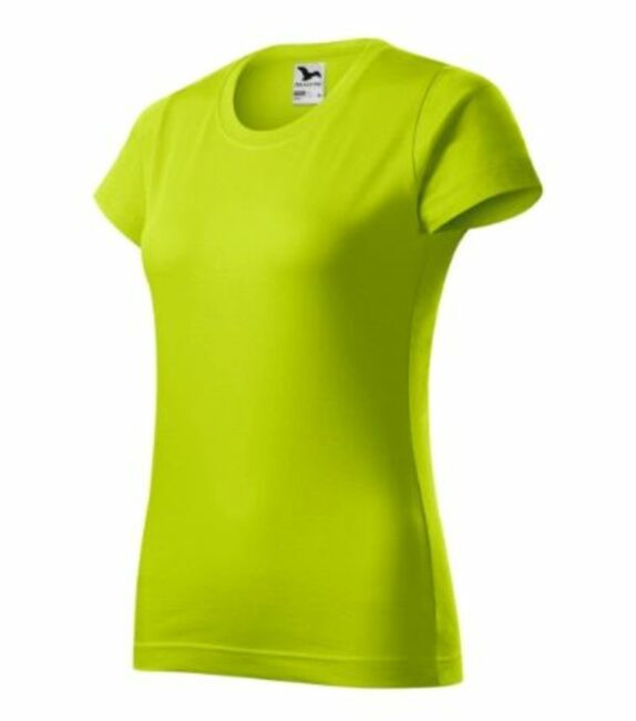 MALFINI BASIC dámské Tričko žlutá/zelená  XS