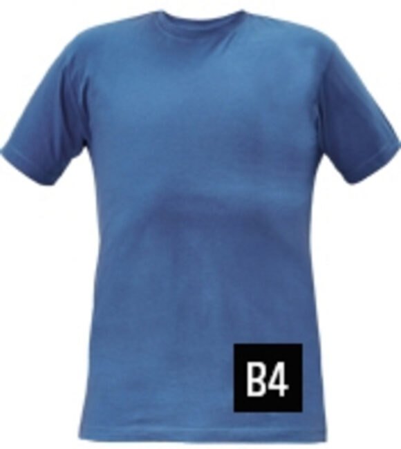 Cerva TEESTA UNI Tričko středně modrá   M
