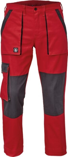 Cerva MAX NEO Kalhoty pracovní do pasu červená  48