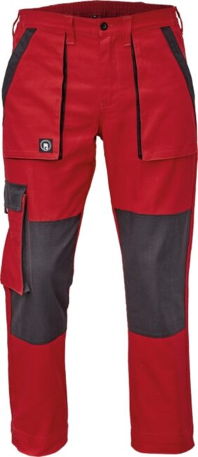 Cerva MAX NEO Kalhoty pracovní do pasu červená  50