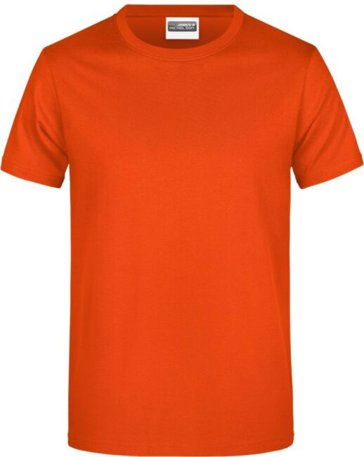 James & Nicholson 0790 Tričko pánské krátký rukáv oranžová  XL
