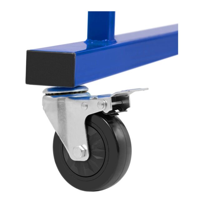 Skládací stojan pro odkládání autoskel kolečka s brzdami - Vybavení lakoven MSW